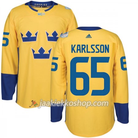 Ruotsi Pelipaita Erik Karlsson 65 2016 World Cup Keltainen Premier Paita